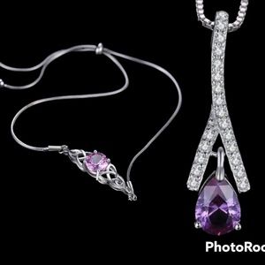 Silver Necklace and Bracelet Set. NWOT